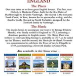 Naxos Scenic Musical Journeys England Blenheim Palace, Leeds Castle and Castle Howard