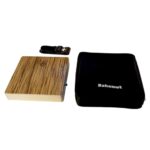 BAHAMUT Travel Cajon Drum -Zebrawood Portable Box Drumwith Strap and Bag, Rich Bass and Bright Treble Sounds, Ideal Drum Box for All Skill Levels