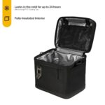 RTIC 15 Can Everyday Cooler, Soft Sided Portable Insulated Cooling for Lunch, Beach, Drink, Beverage, Travel, Camping, Picnic, for Men and Women, Black