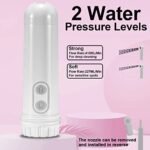 Portable Bidet – Mini Foldable Handheld Personal Travel Bidet with 2 Pressure Options Electric Sprayer Toilet for Personal Hygiene Cleaning/Soothing Postpartum Care/Perineal & Hemmoroid Treatment