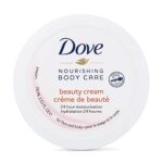 Dove Nourishing Body Care, Face, Hand, and Body Beauty Cream for Normal to Dry Skin Lotion for Women with 24-Hour Moisturization, 4-Pack, 2.53 Oz Each Jar