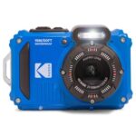 KODAK PIXPRO WPZ2 Rugged Waterproof Shockproof Dustproof WiFi Digital Camera 16MP 4X Optical Zoom 1080P Full HD Video Vlogging Camera 2.7″ LCD (Blue)