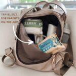 Terra Bamboo Baby Wipes TRAVEL PACK: Pure Water Wipes, 99.7% Pure New Zealand Water, 100% Biodegradable Bamboo Fiber, 0% Plastic, Unscented Baby Wipes for Sensitive Skin, 1 TRAVEL PACK of 24 Wipes